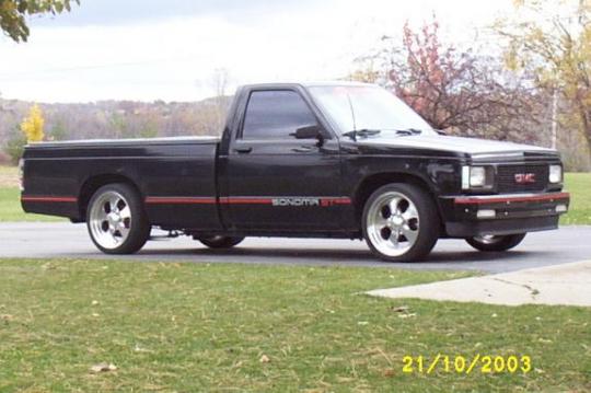 1992 Gmc sonoma engine size