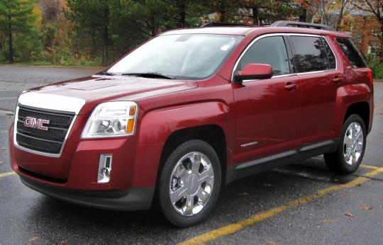2010 Gmc terrain towing capacity