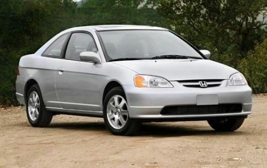 2003 Honda civic coupe tire size