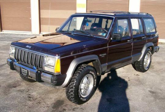 1990 Jeep cherokee wheelbase