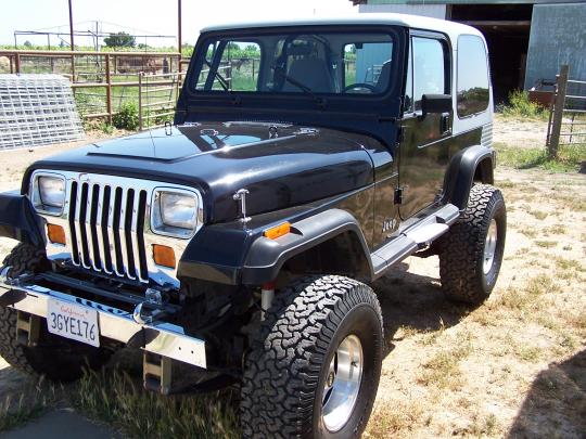 1993 Jeep wrangler wheelbase