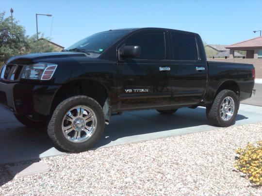 2009 Nissan titan wheelbase #5