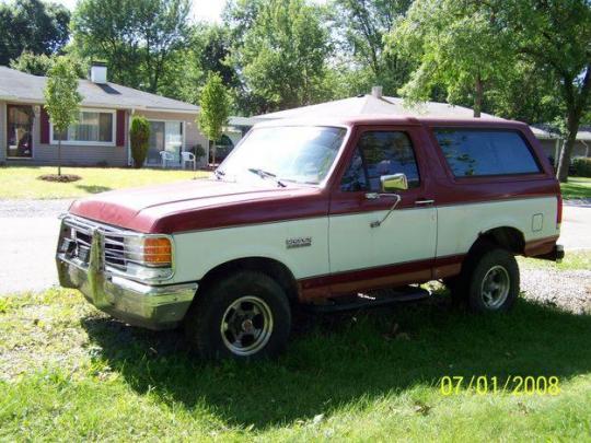 1990 Ford bronco recalls