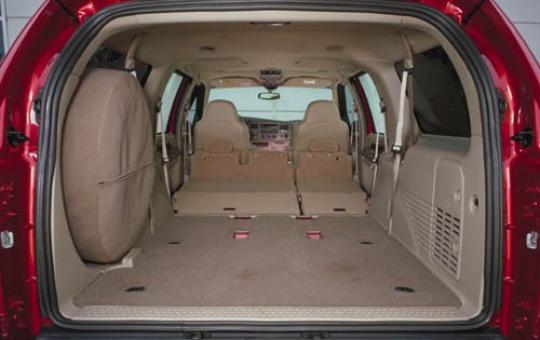 Ford windstar cargo space dimensions