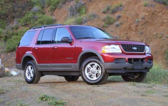2002 Ford explorer sport trac recalls