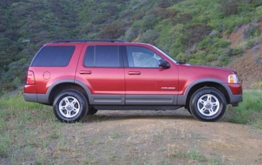 2002 Ford sport trac recalls