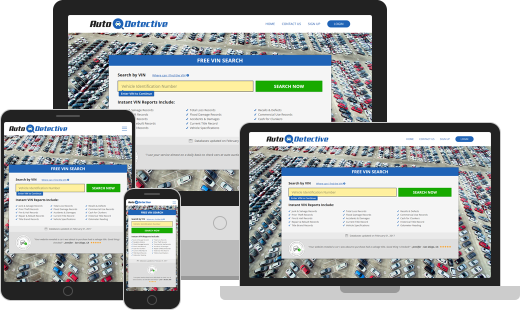 Access AutoDetective.com from any device, anywhere and anytime!