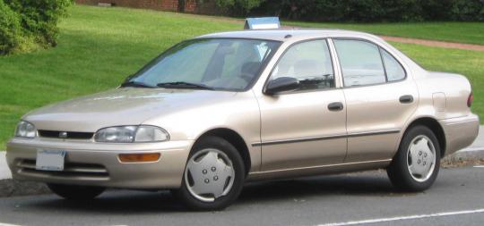 1995 geo prizm interior doors handle