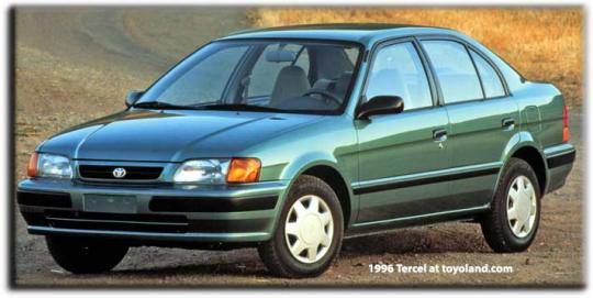 1996 Toyota Tercel Specs Prices Vins Recalls Autodetective