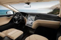 2014 Tesla Model S interior