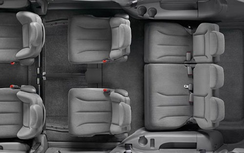 dodge grand caravan seating capacity