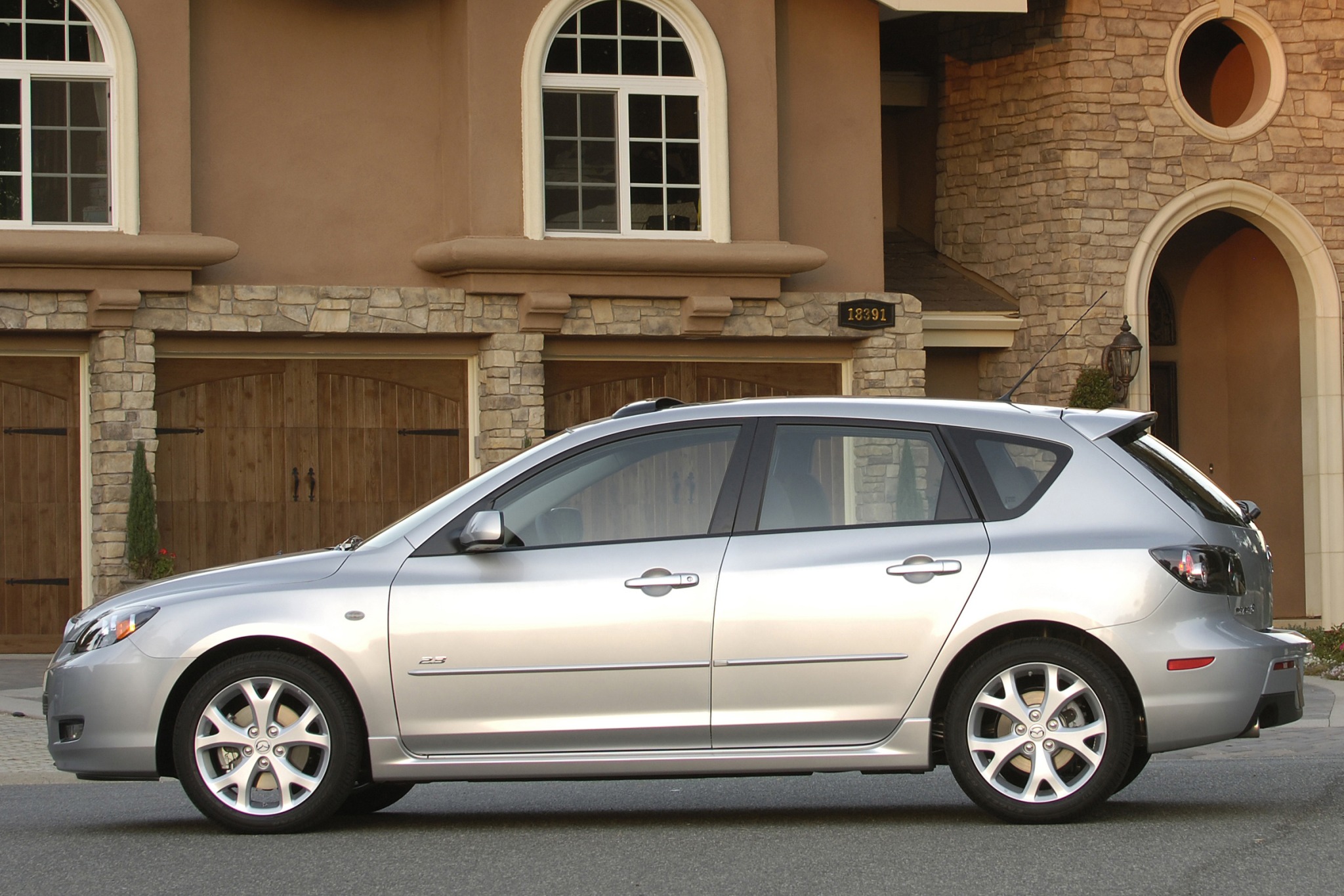 Mazda 3 2008 синяя