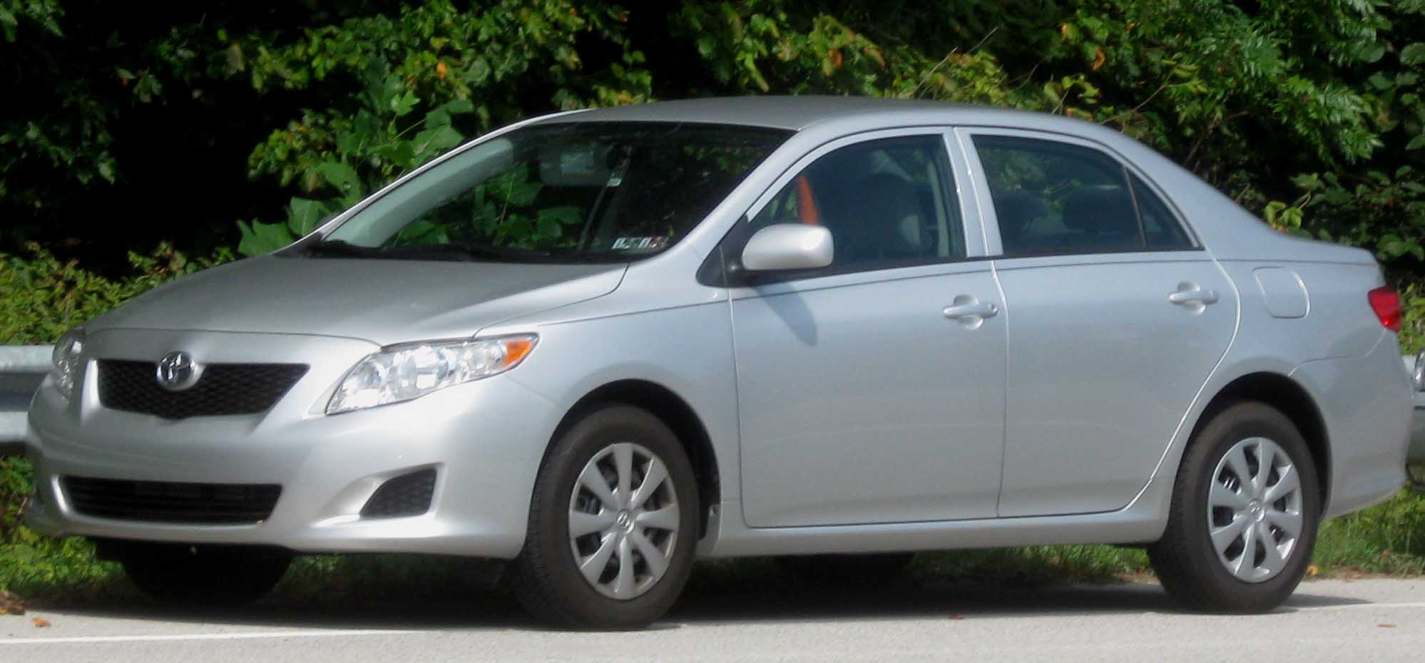 Toyota corolla 2009 года